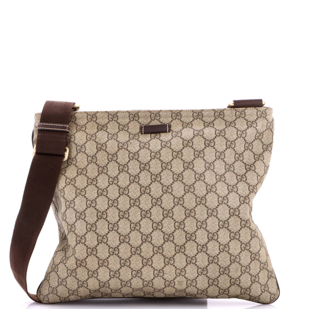 Gucci Large Zip Top Messenger Bag